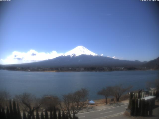 河口湖からの富士山