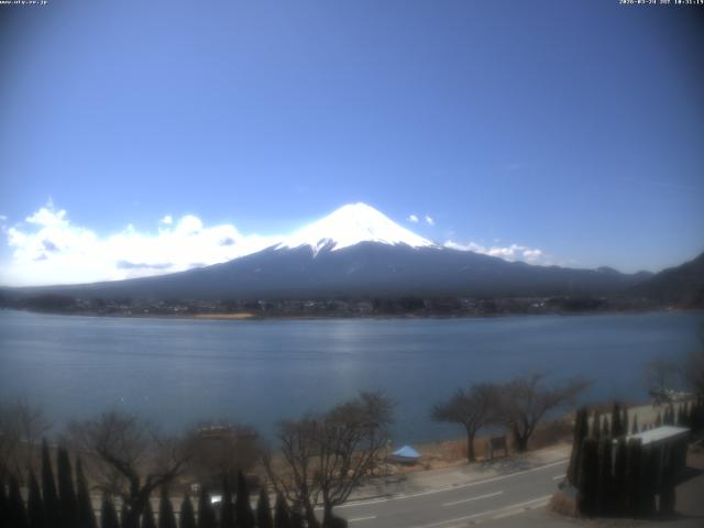 河口湖からの富士山