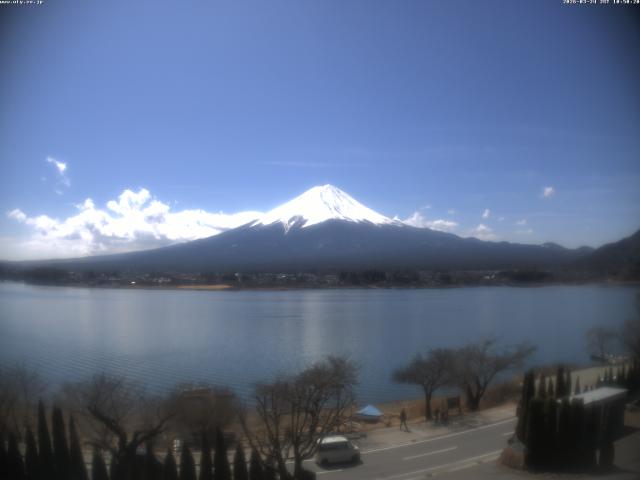 河口湖からの富士山