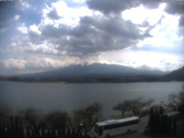河口湖からの富士山