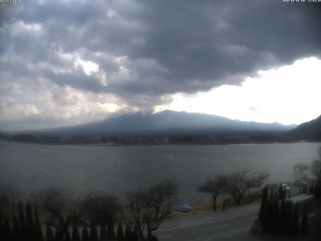 河口湖からの富士山