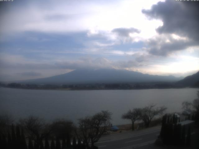 河口湖からの富士山
