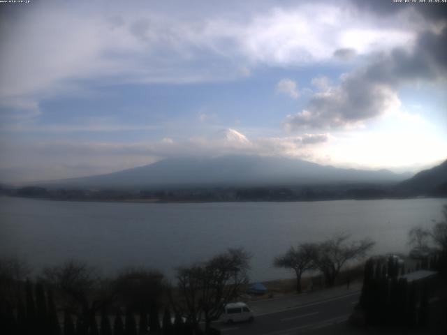 河口湖からの富士山