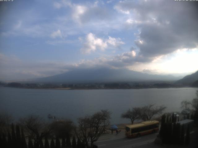 河口湖からの富士山