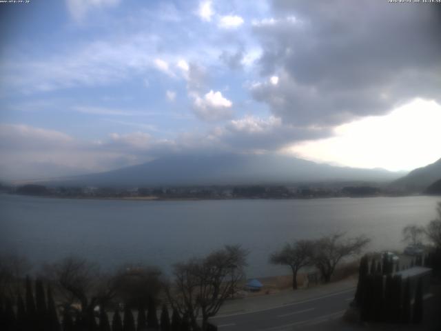 河口湖からの富士山