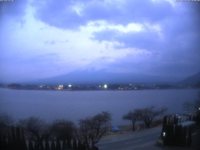 河口湖からの富士山