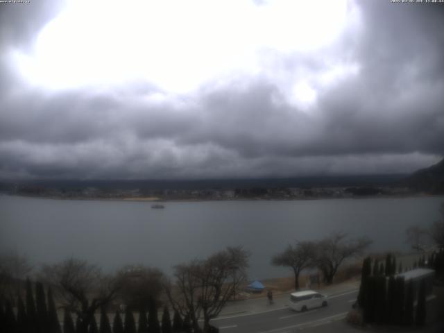 河口湖からの富士山