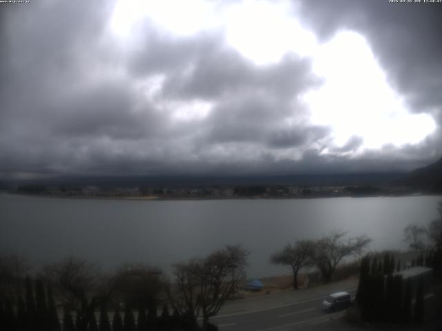 河口湖からの富士山