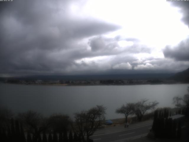 河口湖からの富士山