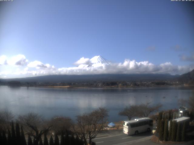 河口湖からの富士山