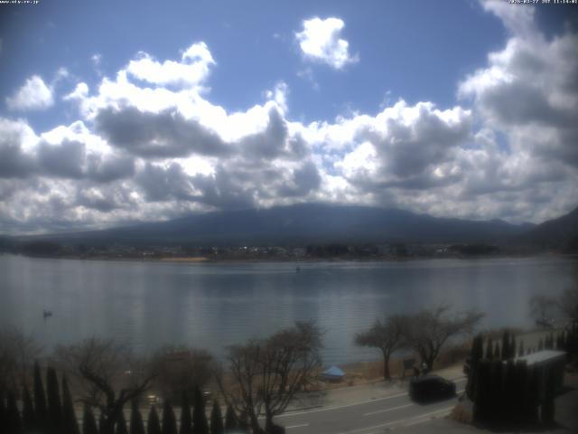河口湖からの富士山