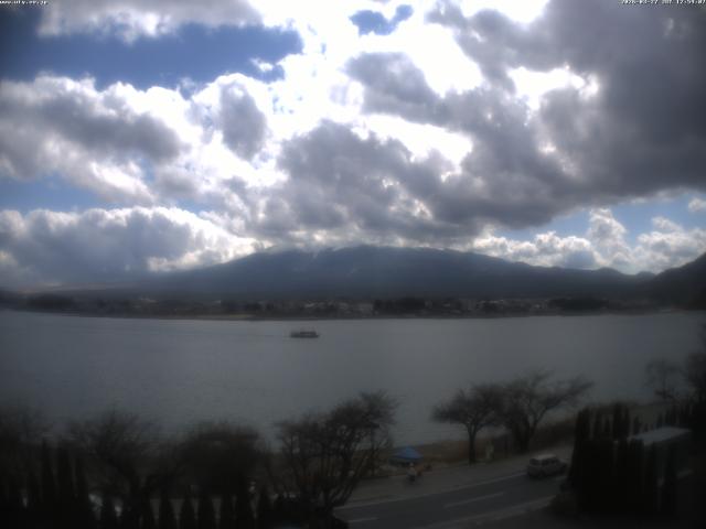 河口湖からの富士山