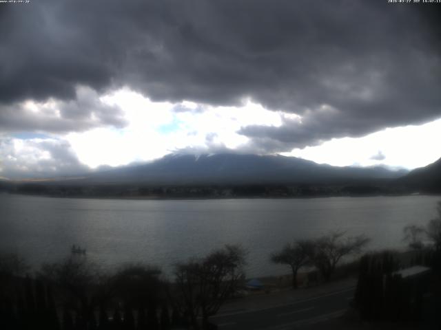 河口湖からの富士山