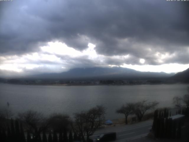河口湖からの富士山