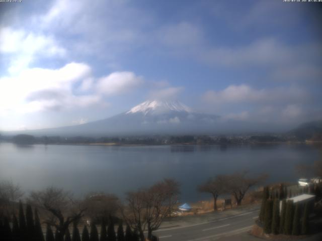 河口湖からの富士山