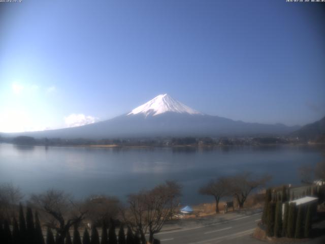 河口湖からの富士山
