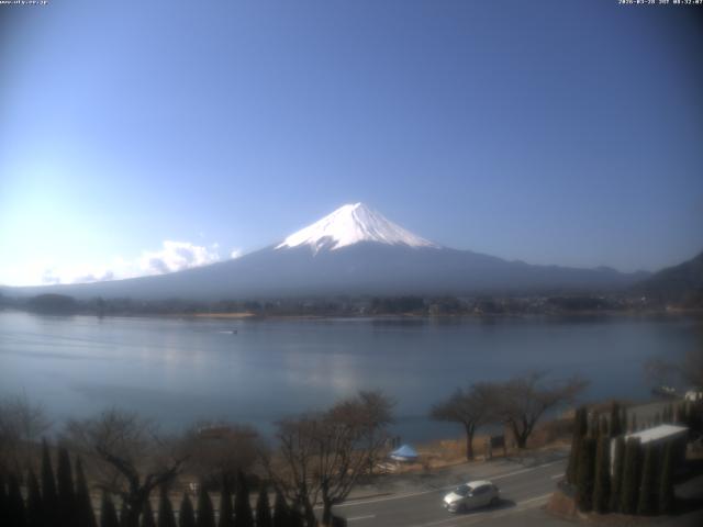 河口湖からの富士山