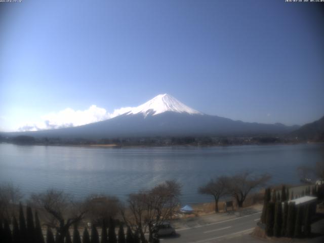 河口湖からの富士山