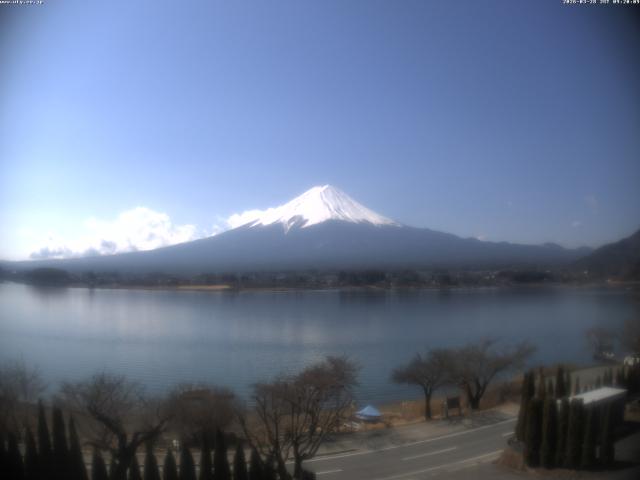 河口湖からの富士山