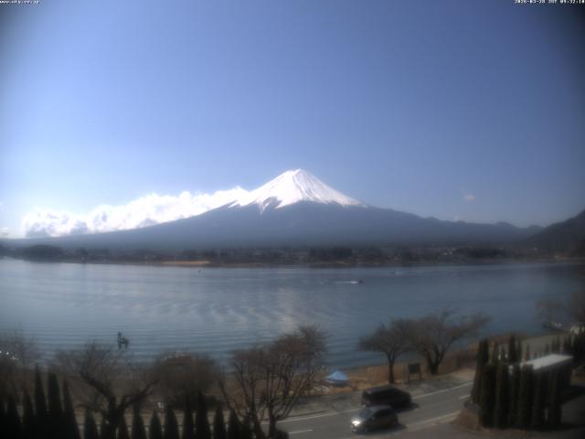 河口湖からの富士山