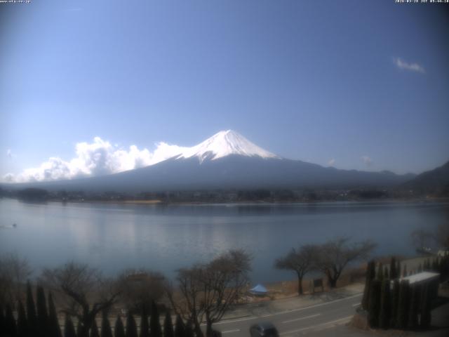 河口湖からの富士山
