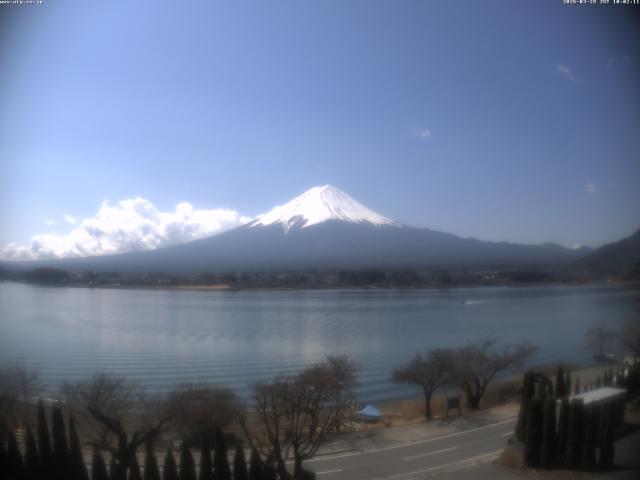 河口湖からの富士山