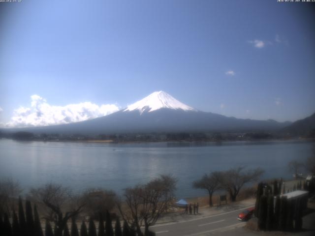 河口湖からの富士山