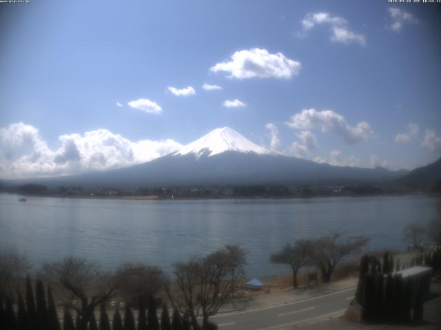 河口湖からの富士山