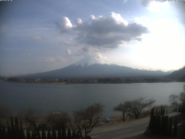 河口湖からの富士山