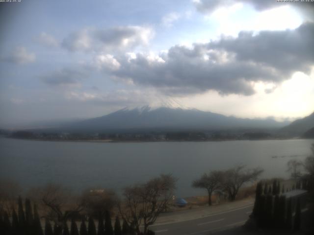 河口湖からの富士山