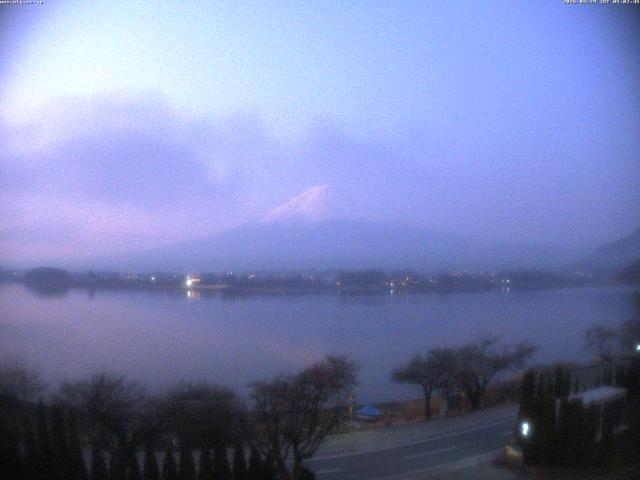 河口湖からの富士山