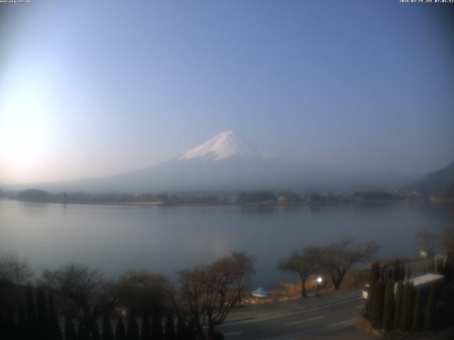 河口湖からの富士山