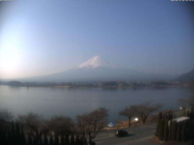 河口湖からの富士山