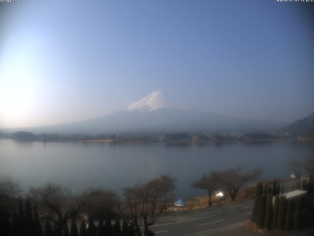 河口湖からの富士山