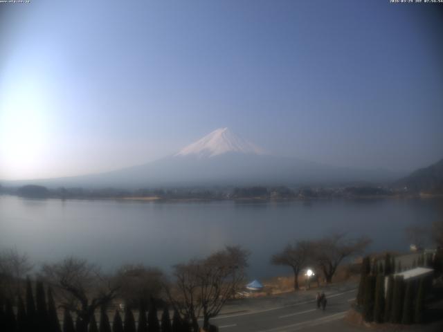 河口湖からの富士山