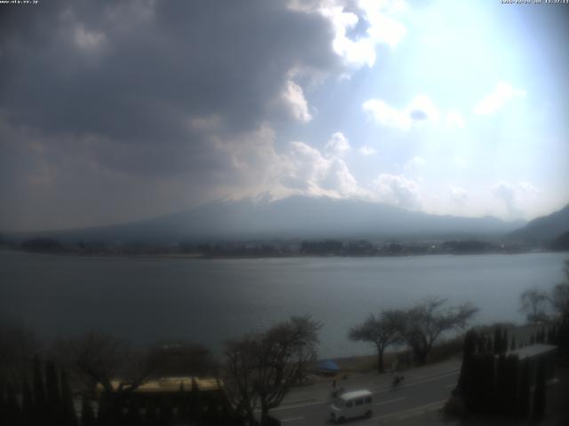 河口湖からの富士山