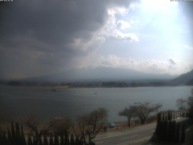 河口湖からの富士山