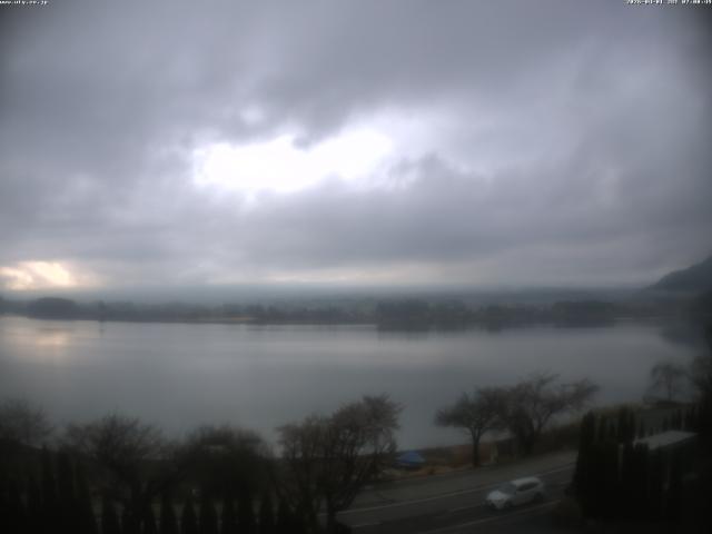 河口湖からの富士山