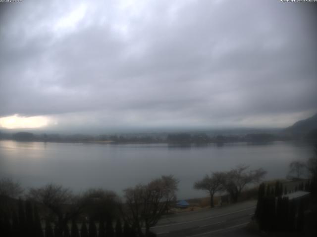 河口湖からの富士山