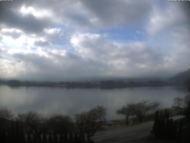 河口湖からの富士山