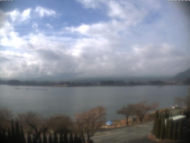 河口湖からの富士山