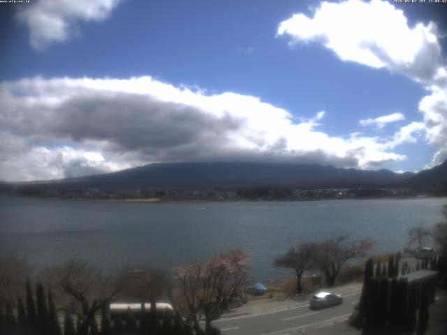河口湖からの富士山