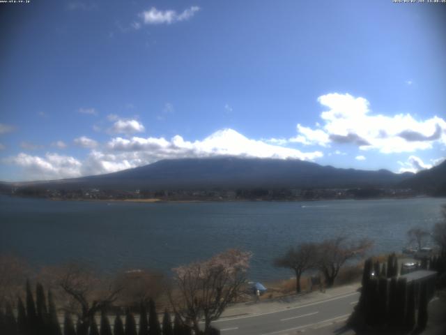 河口湖からの富士山