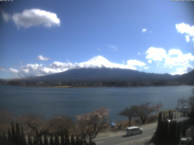 河口湖からの富士山