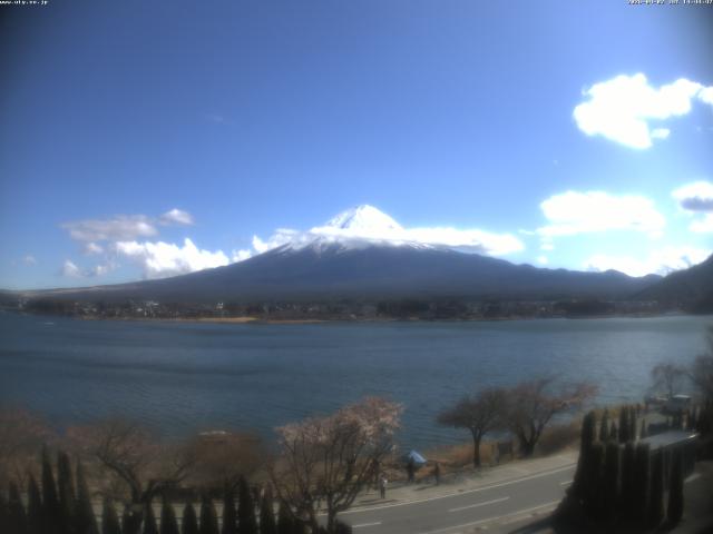 河口湖からの富士山