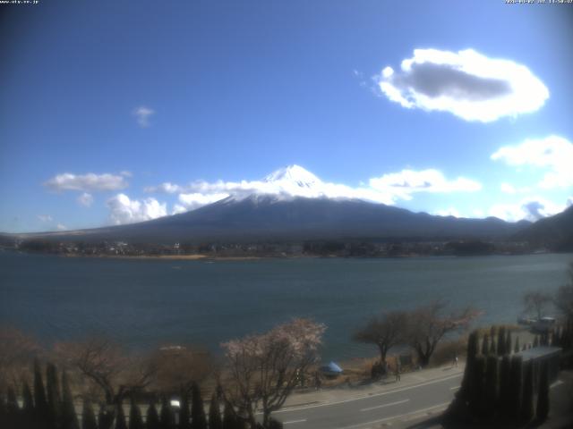 河口湖からの富士山