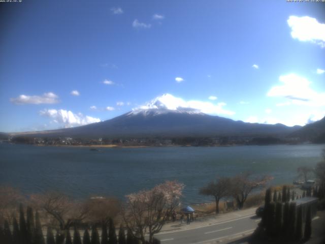 河口湖からの富士山