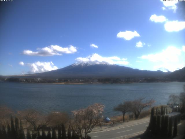 河口湖からの富士山