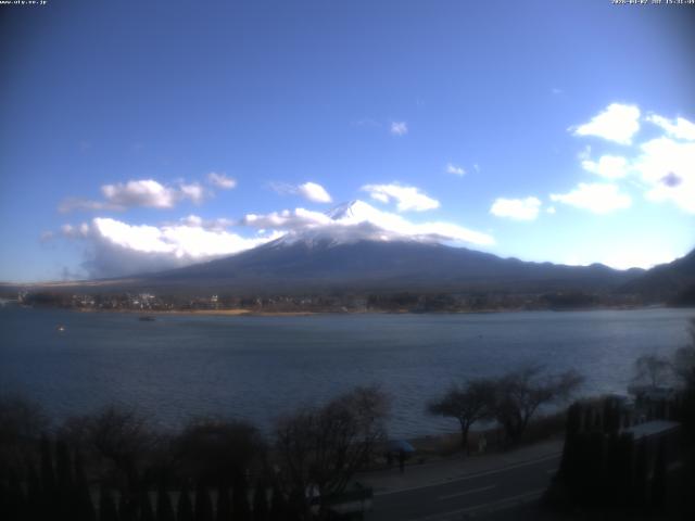 河口湖からの富士山