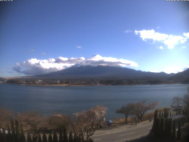 河口湖からの富士山